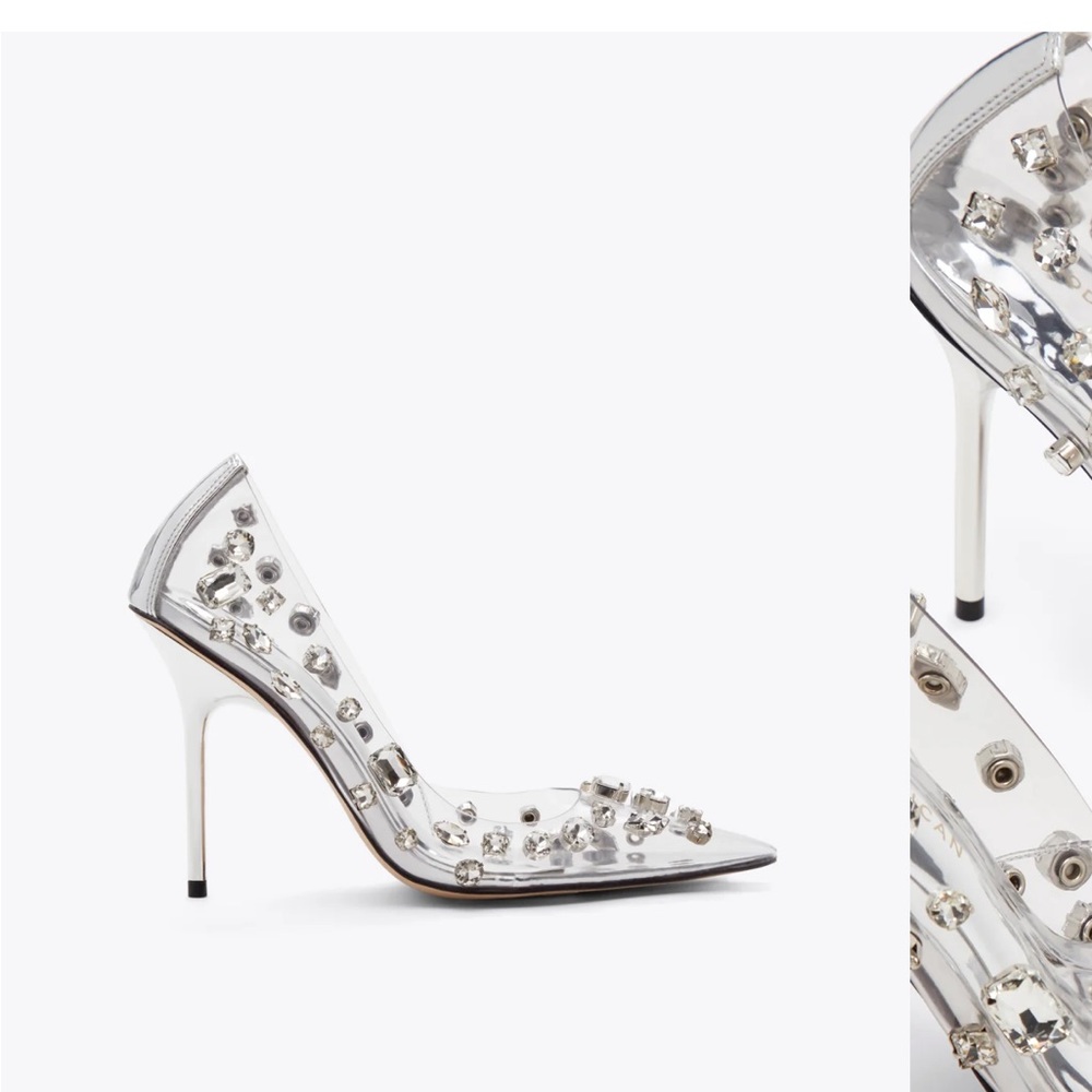 Good American Emma Jeweled Heel Diamonds Forever